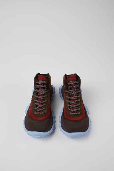 Karst Trek GORE-TEX brown and red ankle boots for women – Kron