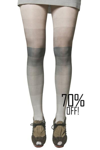 Color block - Grey Tights