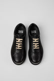 Camper Pelotas Ariel Black Leather Lace-Up Shoes