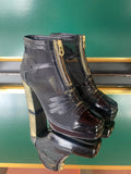 Square Toe Boots Black