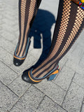 Designer statement shoes for women with round toe and striking details