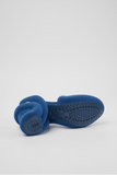 Outsole detail of Kobarah blue EVA sandal with patterned sole