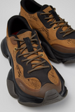 Karst 2 brown and black sneakers for women with lace-up closure