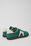 Back view of Camper Pelotas Soller multicolor sneakers with cream heel detail