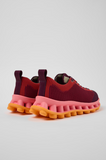 Back view of Camper x SUNNEI PELOTISSIMA sneakers with pull tabs and sculptural outsole