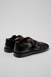 Don Black Leather Sandals for Men