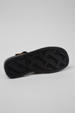 Don Black Leather Sandals for Men