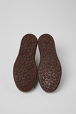 Sole view of Camper Pelotas Soller sneakers showing brown rubber outsole pattern.