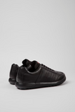Camper Pelotas XLF black leather sneakers rear angle view