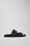 Camper Lluc Sandal black leather sandal side view