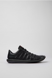 Camper Beetle black leather shoe side view