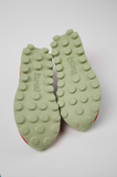 Camper x SUNNEI PELOTISSIMA pale green outsole detail with raised round traction studs and Camper logo