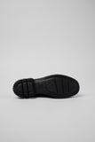 Underside of Camper Pix black leather ballerinas showing the outsole design